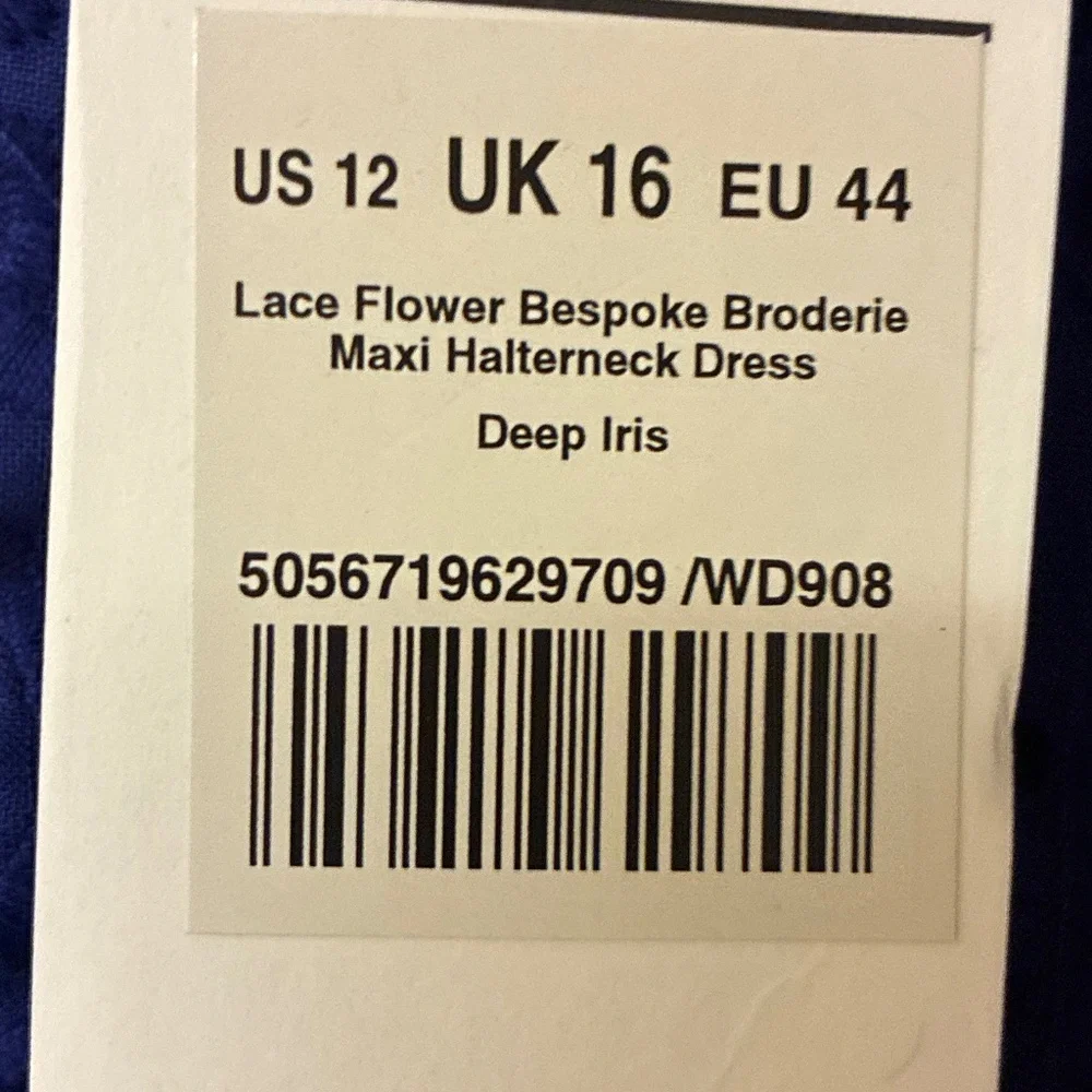 ME+EM NWT Lace Flower Bespoke Broderie Maci Halter Dress - Picture 4 of 7